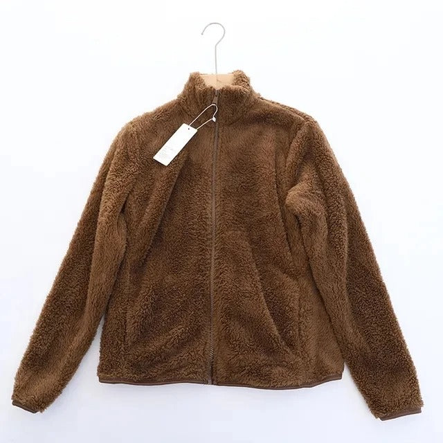 Doppelseitige Fleecejacke für Frauen