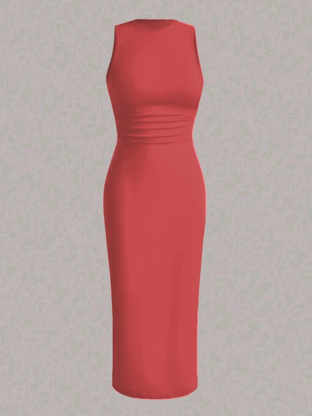 Kleid mit faltiger Taille für Frauen