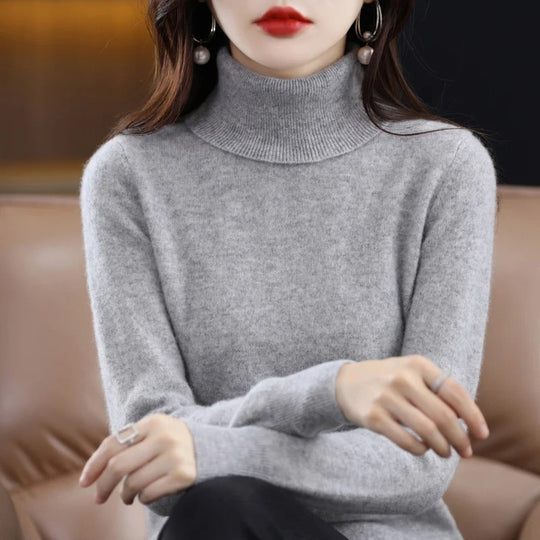 Damen-Strickpullover aus Kaschmir