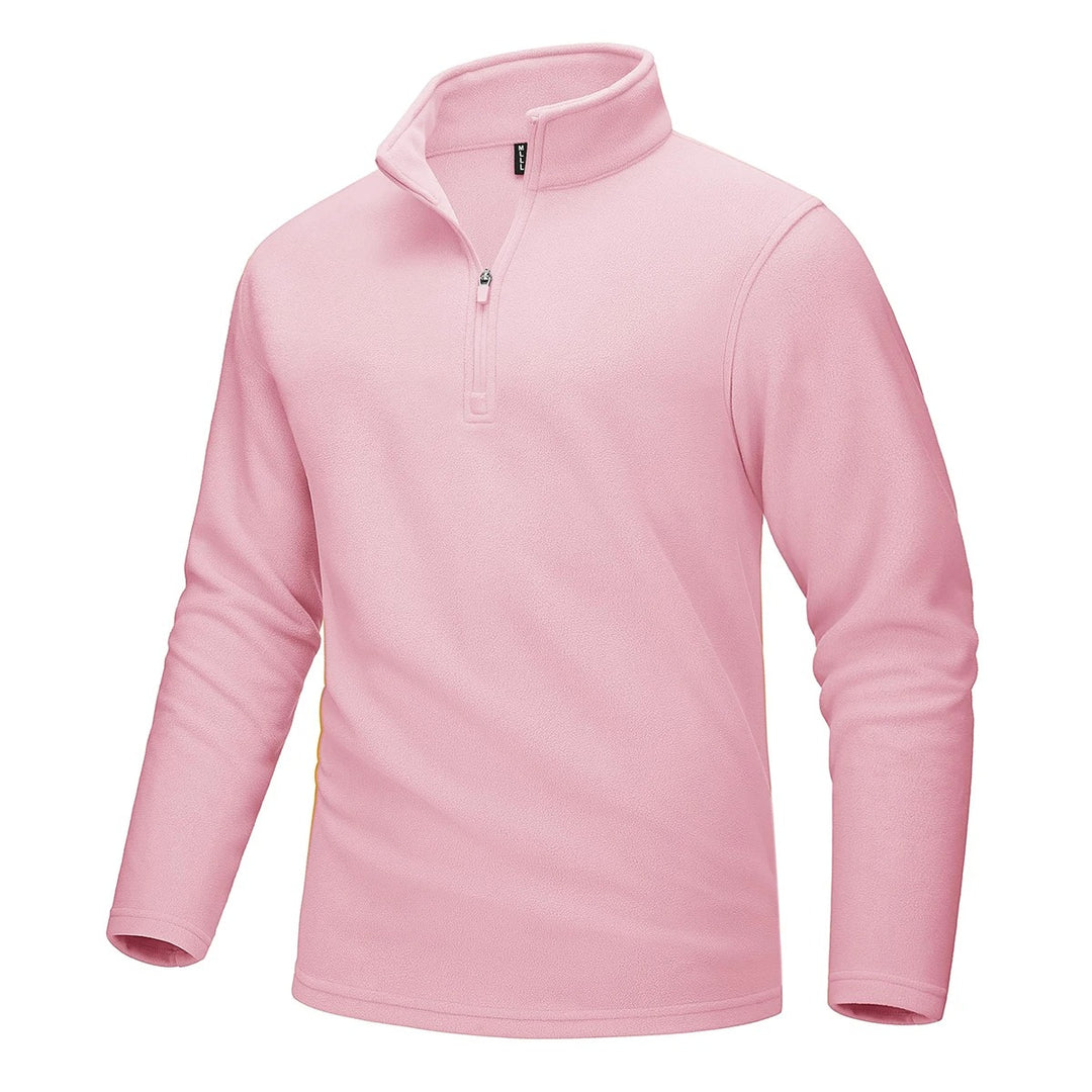 Fleece-Pullover mit halbem Reißverschluss für Männer