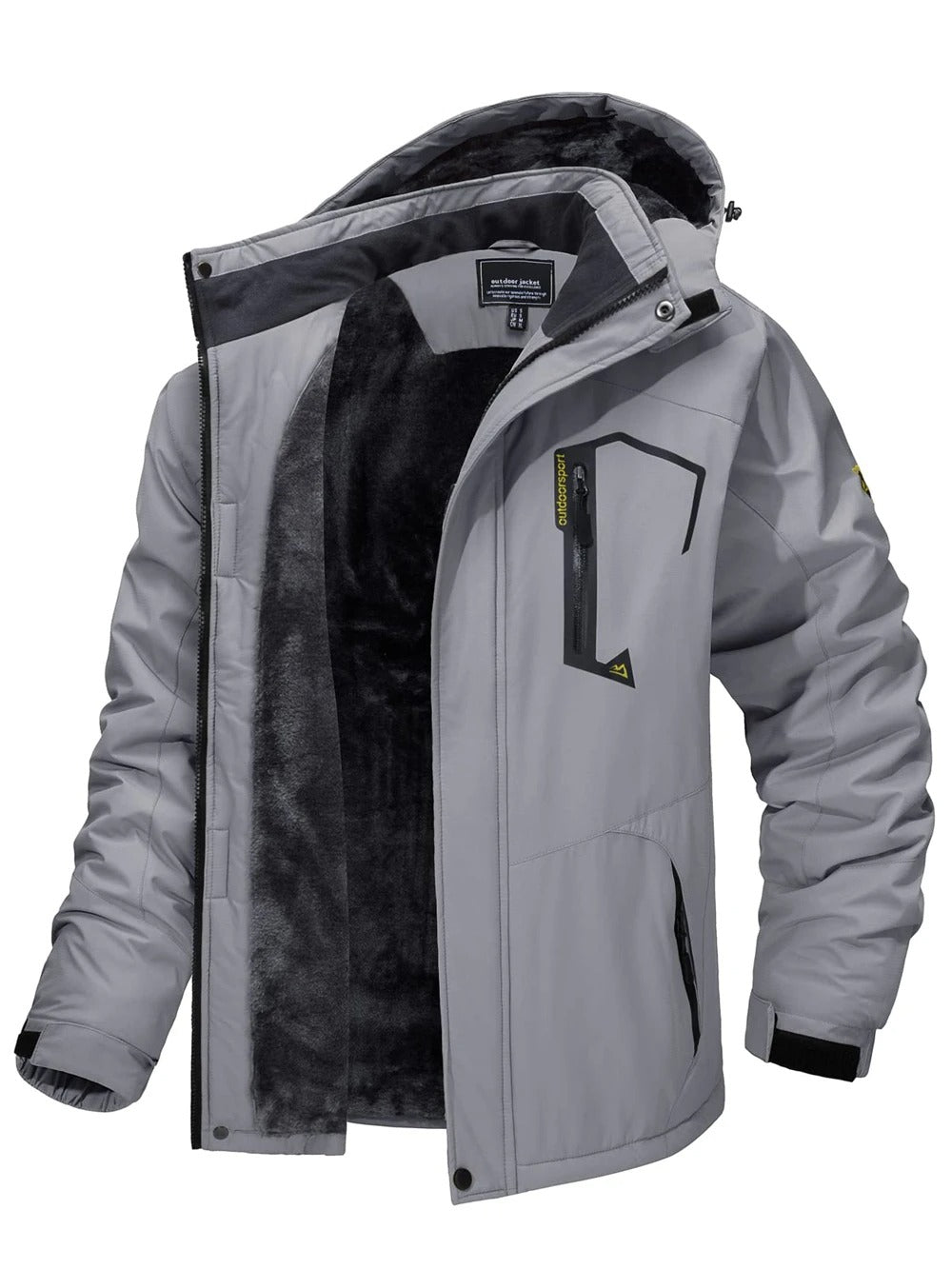 Heren Fleece Skijacke