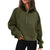 Damen-Fleecejacke mit Stehkragen