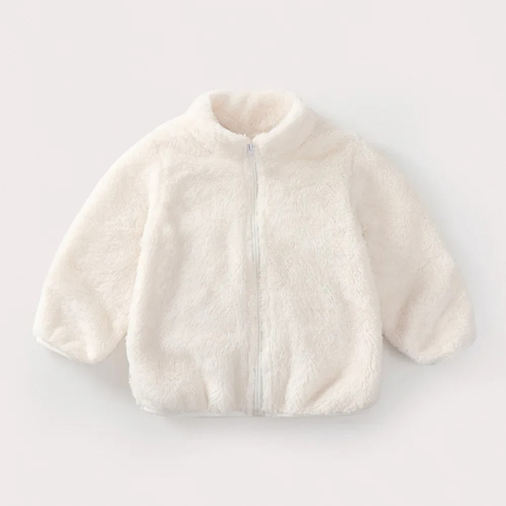Warme Kinder-Fleecejacke