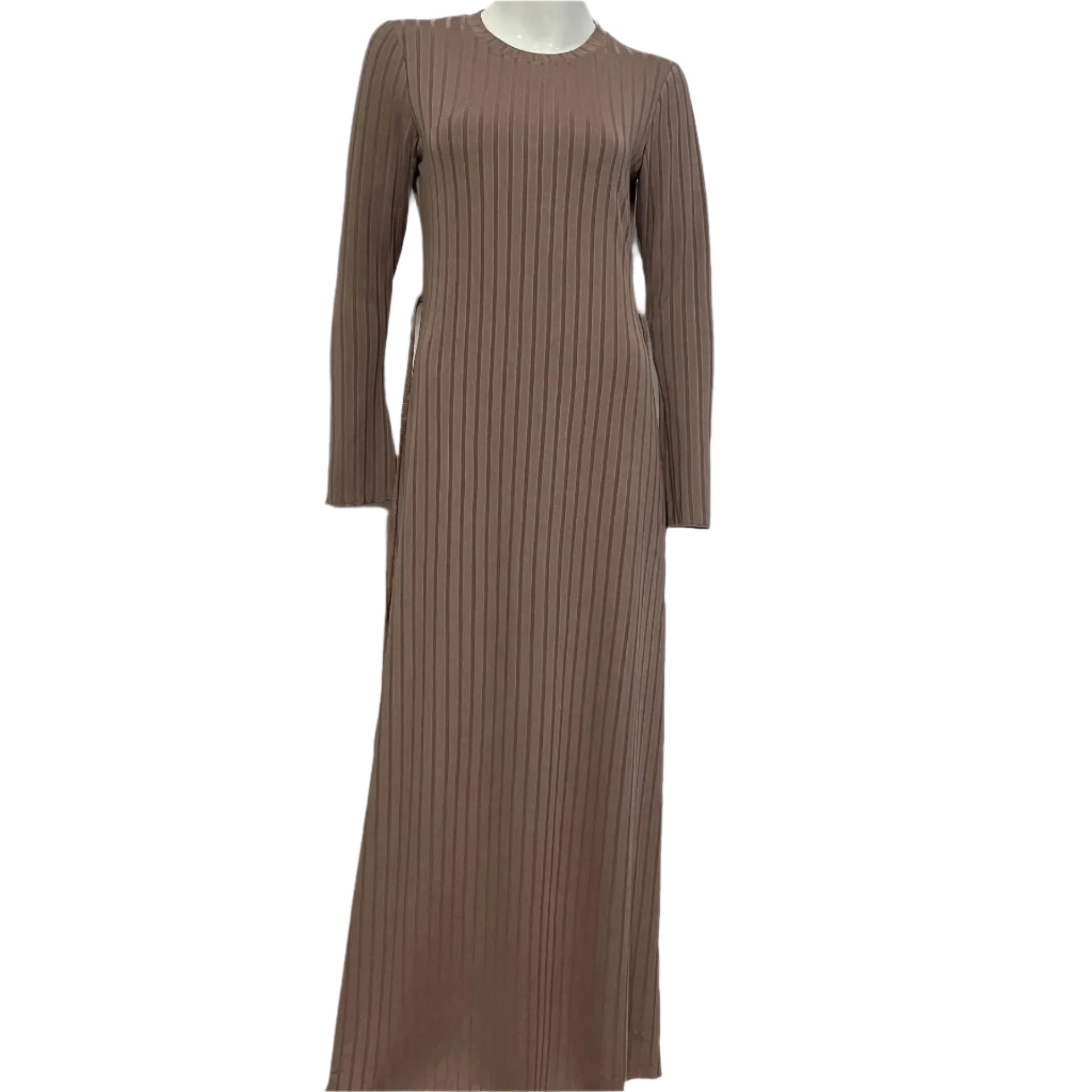 Klassisches lockeres Strickkleid für Damen