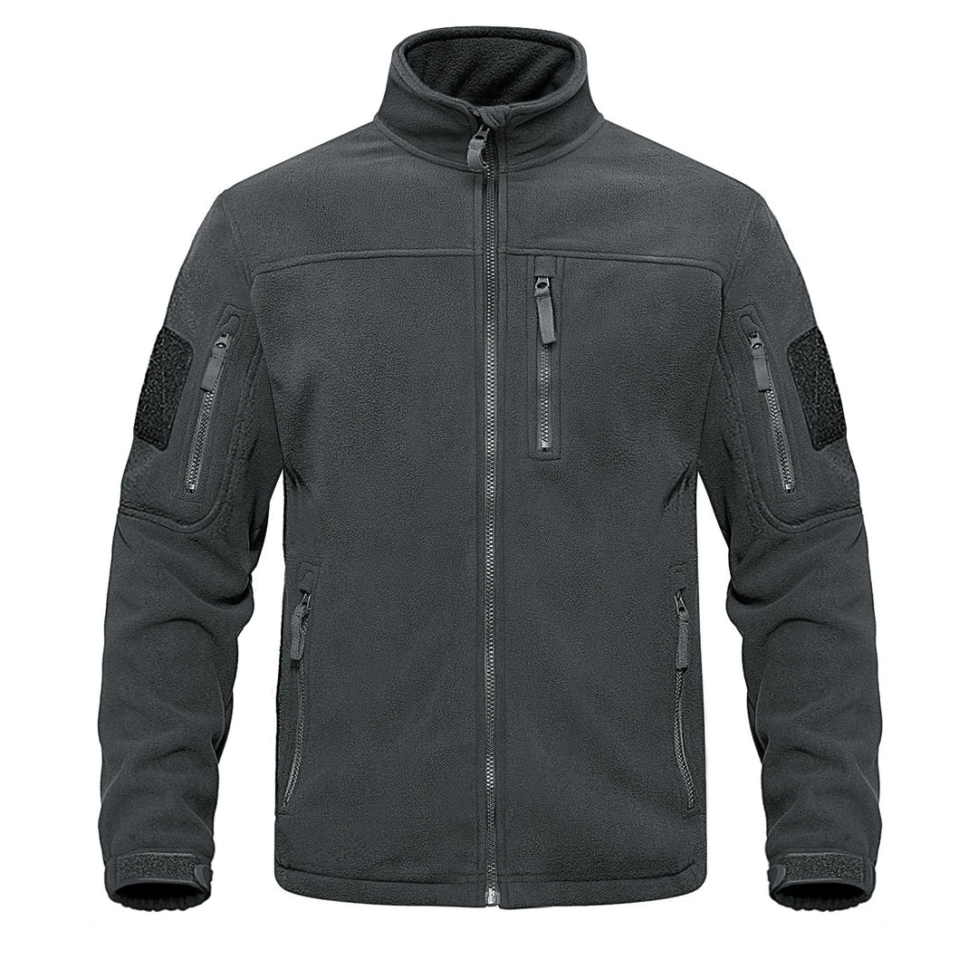 Herren-Fleece-Thermojacke mit durchgehendem Reißverschluss
