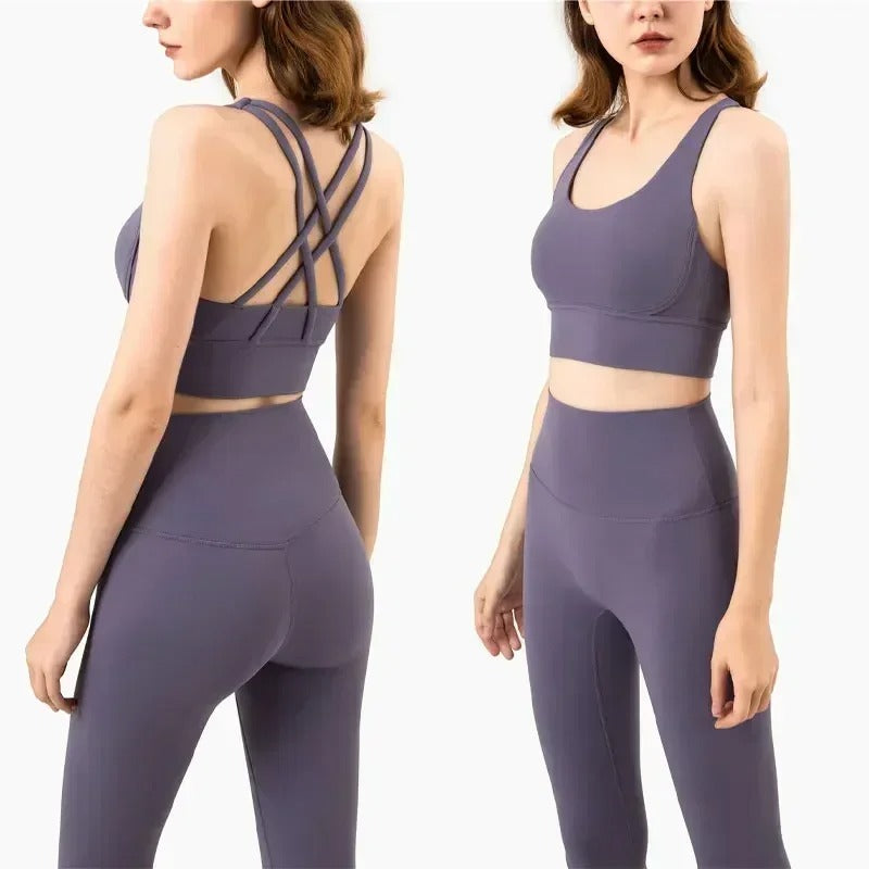Fitness-Sportbekleidungsset für Frauen
