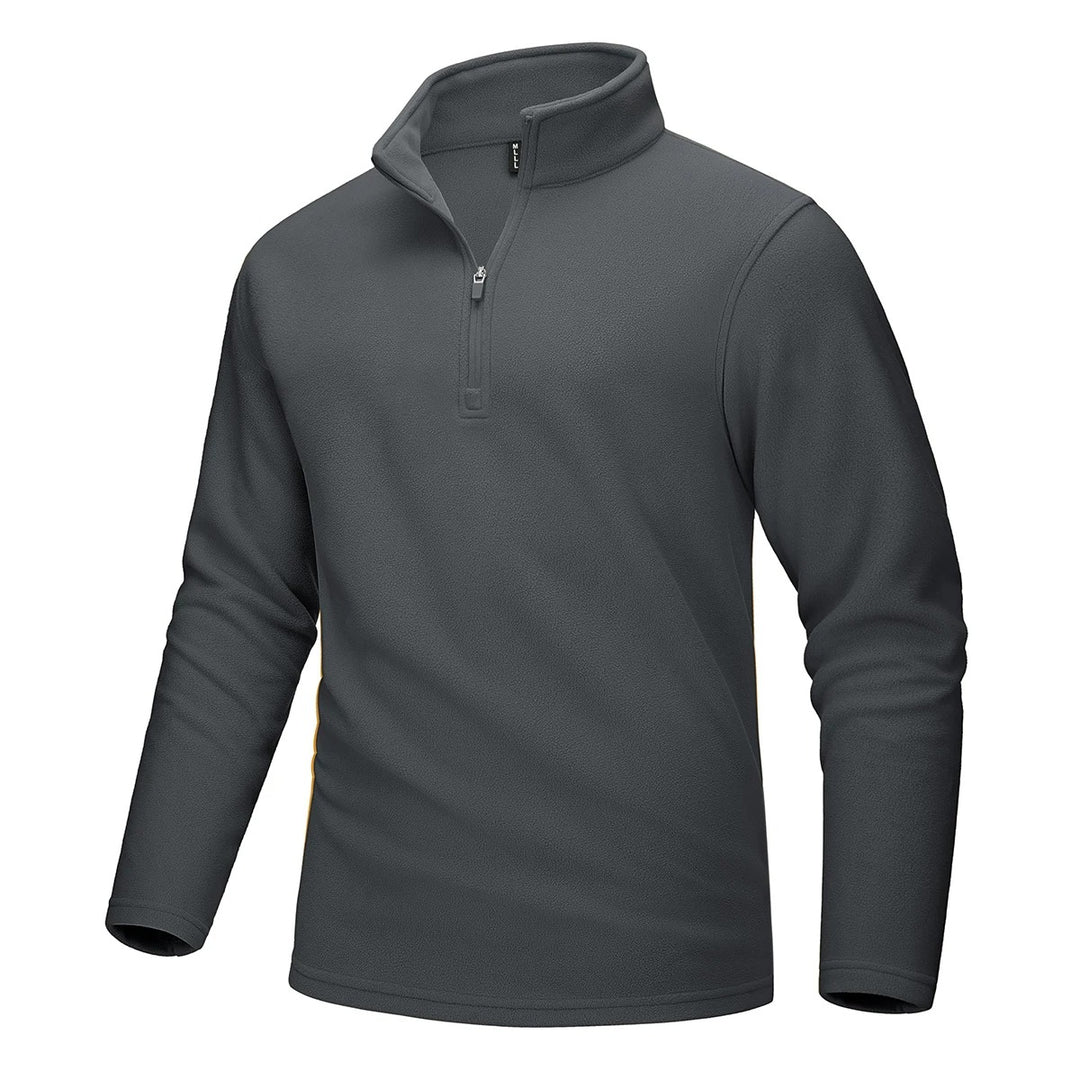 Fleece-Pullover mit halbem Reißverschluss für Männer