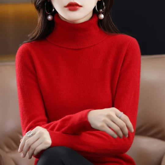 Damen-Strickpullover aus Kaschmir