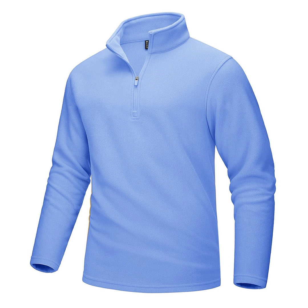 Fleece-Pullover mit halbem Reißverschluss für Männer