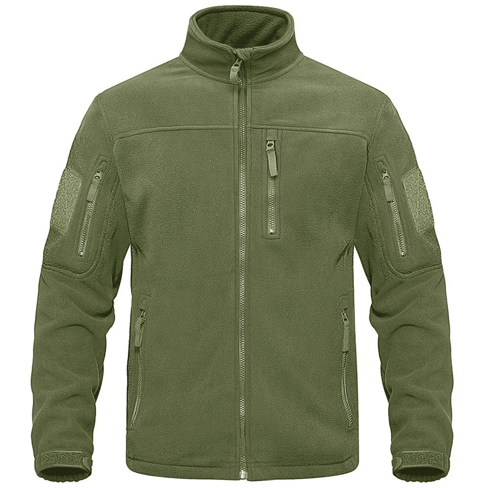 Herren-Fleece-Thermojacke mit durchgehendem Reißverschluss